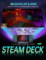 Steam Deck Dock,7 in 1 USB C Docking