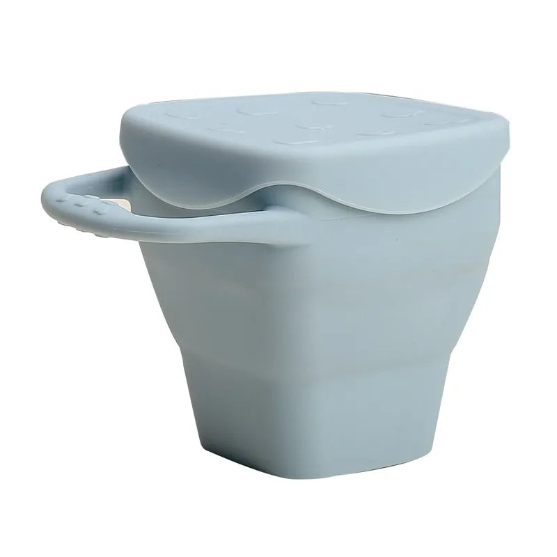 Baby Feeding Cup 1PC Silicone Foldable Color Snack