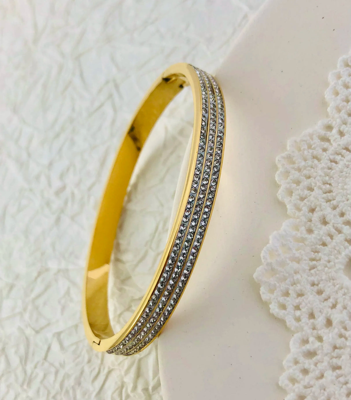 New Design Zircon inlaid Bracelets & Bangles For