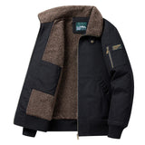 2023 Men's Winter Fleece Lapel Jacket