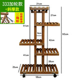 Balcony Flower Rack Multi-Layer Shelf Household Indoor Solid