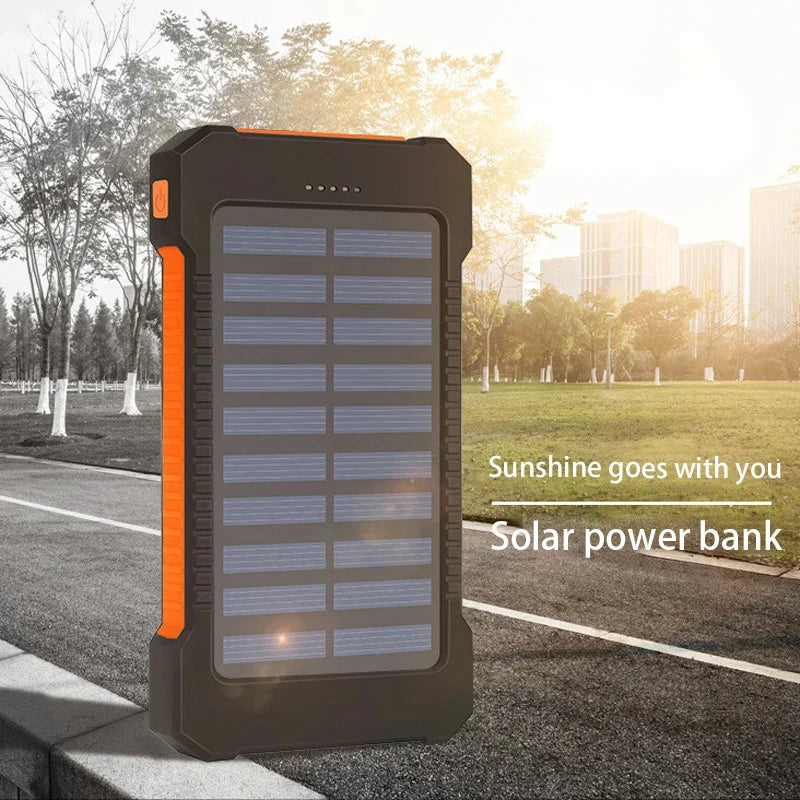 New 200000mah Large Portable Capacity Solar Power Bank