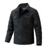 2023 Mens Jacket Coat Autumn Winter Diamond Quilted