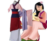 Film and Animation Mulan Cosplay Women's Hanfu Cosplay