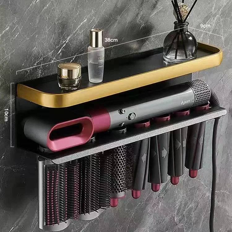 New Wallmounted Dryer Hair Curler Storage Rack Suitable