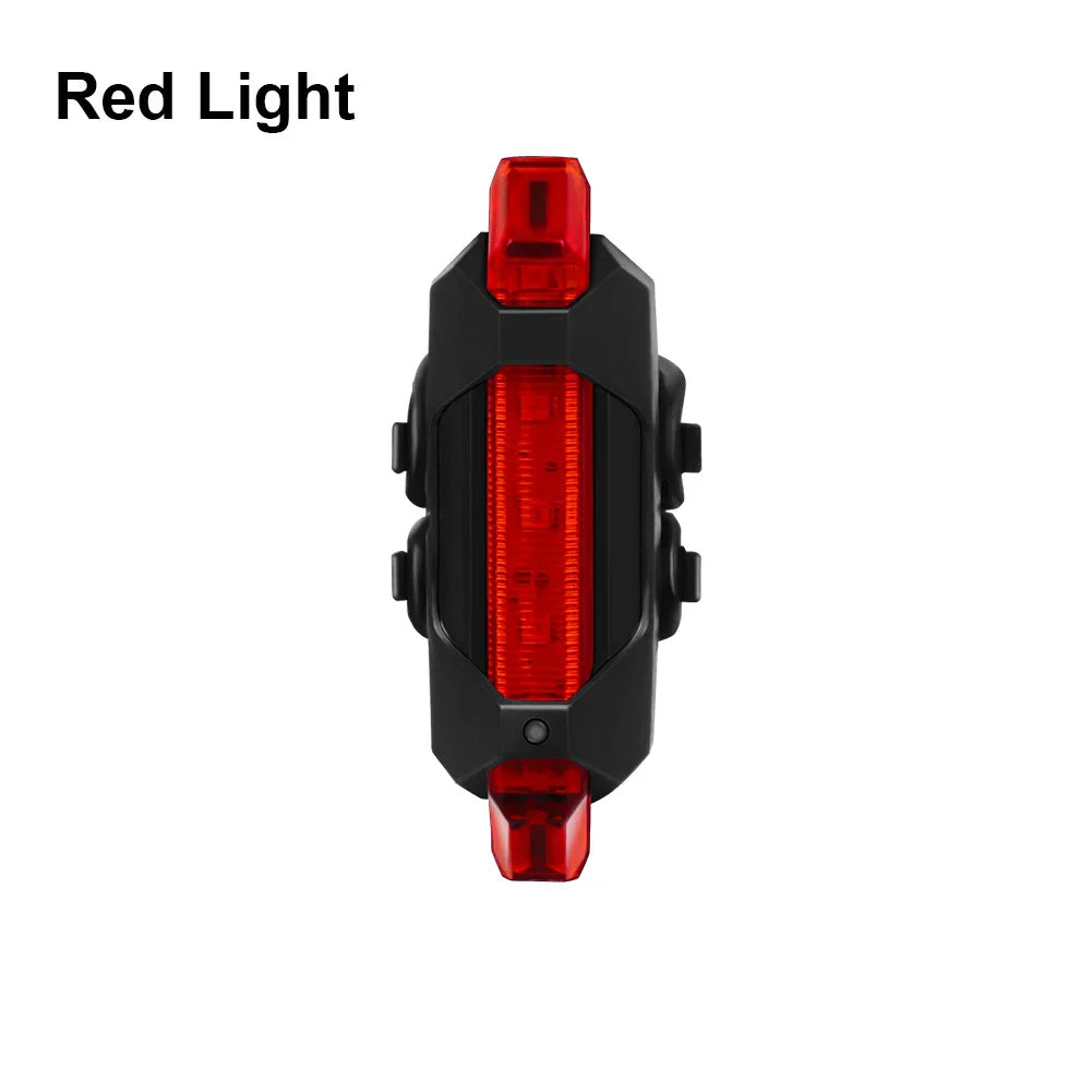 Bicycle Back Rear Tail LED Light Silicone Bike