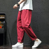 100% Cotton Summer Casual Pants Man Trendy Japanese