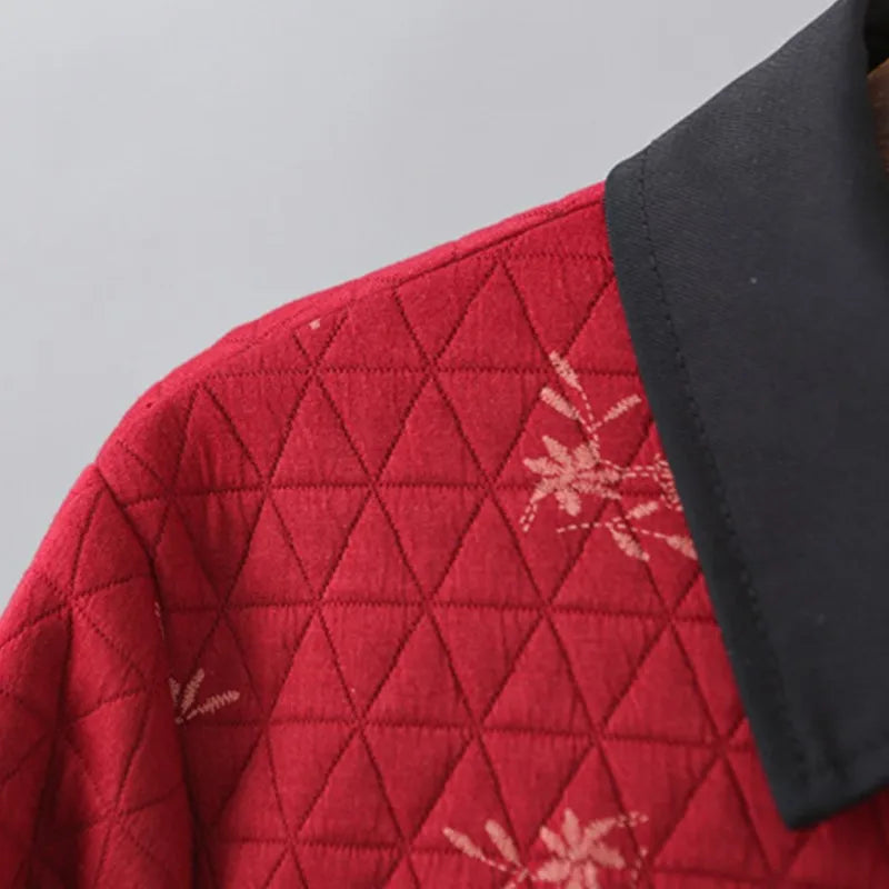 Womens Plus Size Autumn Winter Quilted Jacket Casual