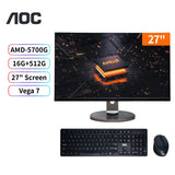 AOC 27" All-in-One Gaming Computer (AMD 5700G)