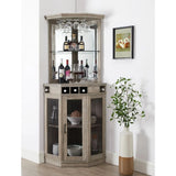 Stone Grey Corner Bar Unit 73"