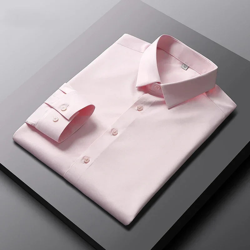Men's Casual and Fashionable Long Sleeved Solid Color