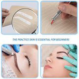 10pcs Microblading Eyebrow Practice Skin Silicone Tattoo Accessories