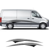 2Pcs Van Door Side Stickers Graphics Kit