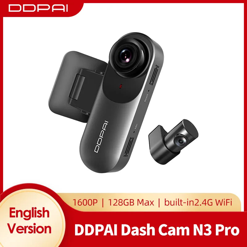 DDPAI Mola N3 Pro Dash Camera Driving Vehicle