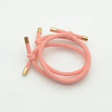 30PCS 5mm Twilled Cords Knotted Elastic Hair Bands