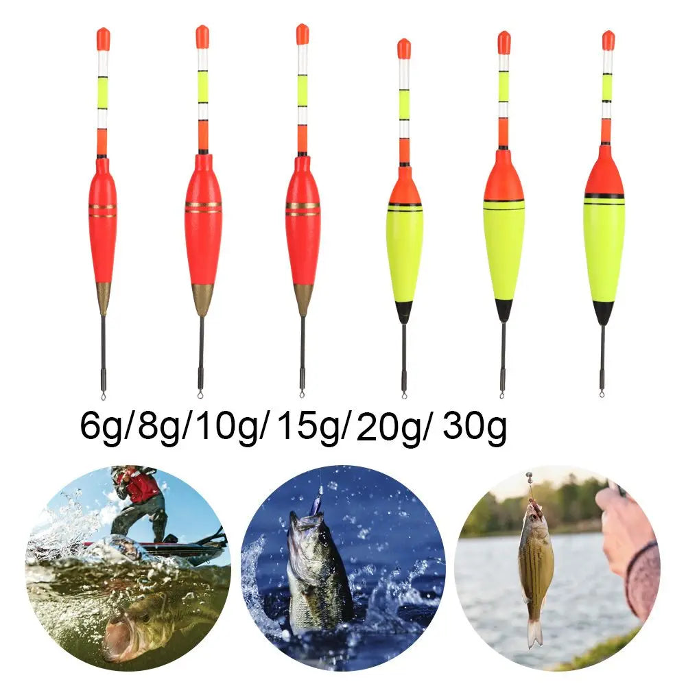 6g/8g/10g/15g/20g/30g EVA Luminous Fishing Float Long Vertical Night