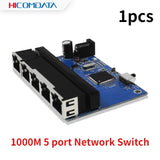 5pcs 1000M Mini 5 8 Port Desktop Switch