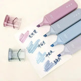 4 Color/Set Glitter Highlighter Pen for Scrapbook Diary