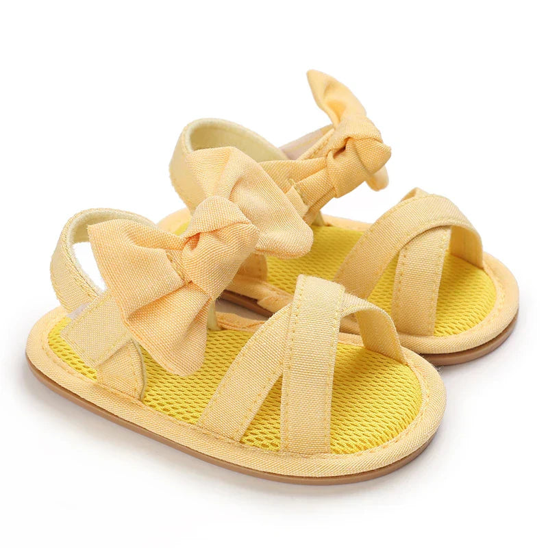 Girls' sandals Bowknot pearl sandals Children's sandals Toddler