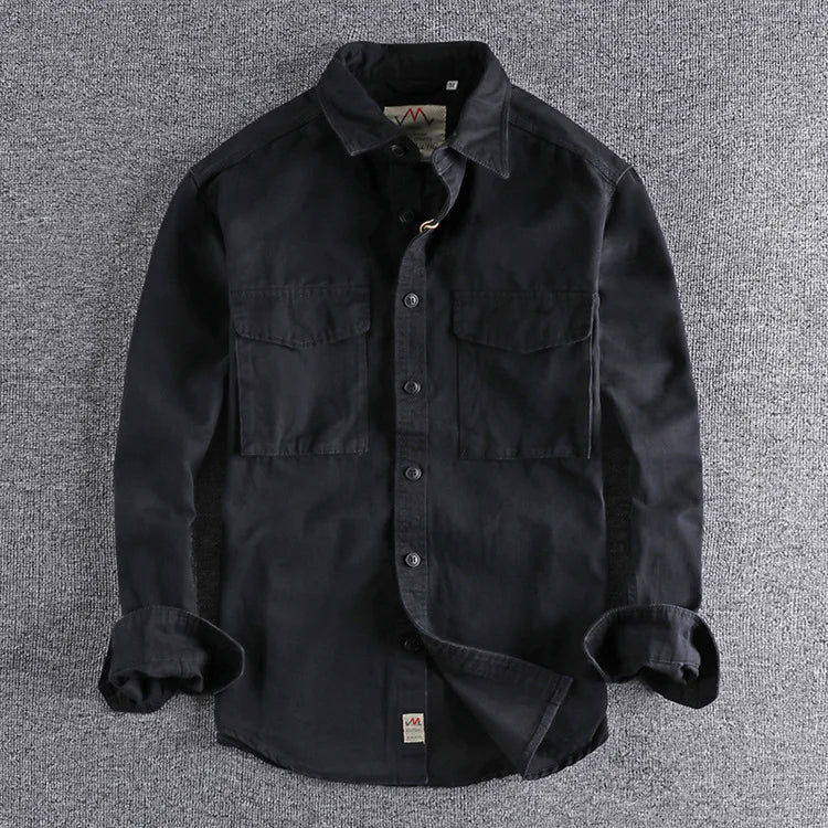 Cargo Shirt For Men Long Sleeve Premium Cotton