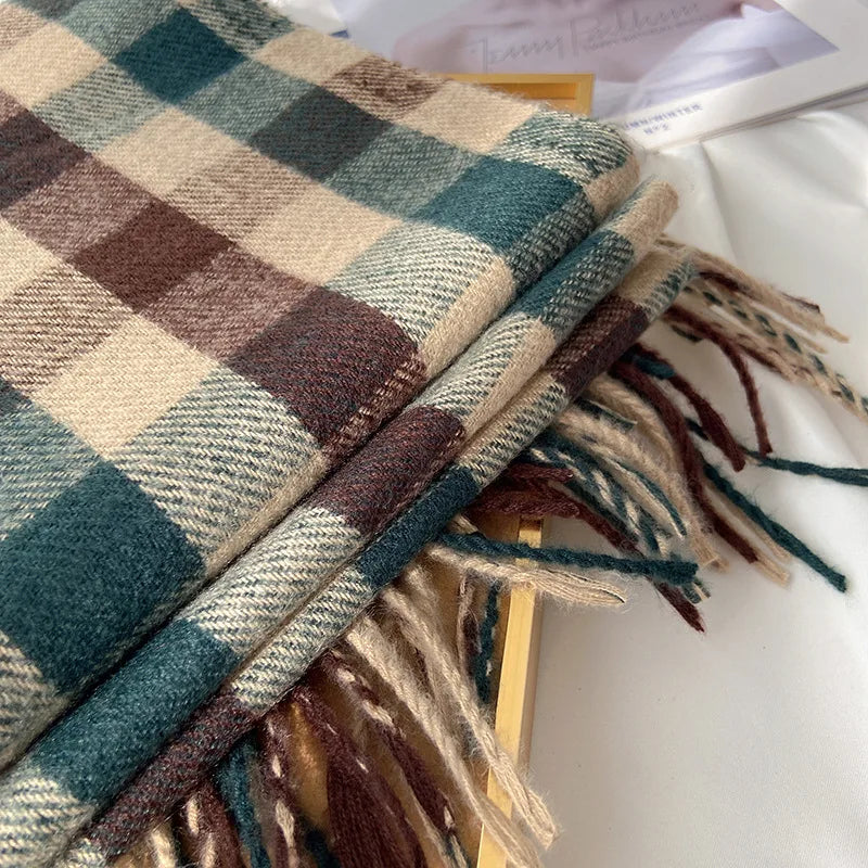 2023 Pamwallymensa Women's Scarf Winter Luxury Brand Tippet