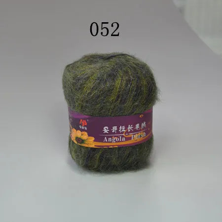 6 Balls Angora Mohair Wool Yarn for Knitting