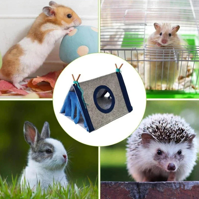 Small Pet Nest Felt Tent Rabbit Nest Hamster