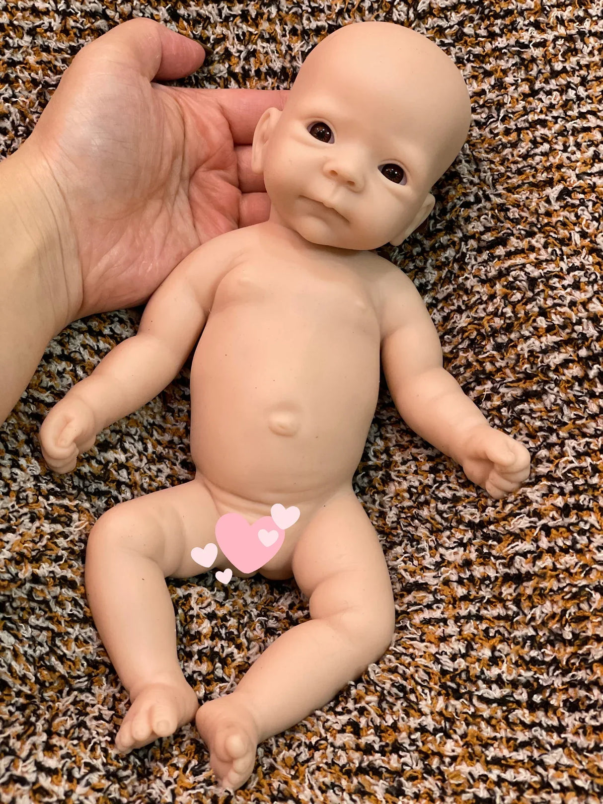 8 styles/28cm Cuddly Unpaint Solid Silicone Bebe Reborn