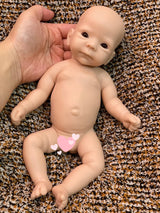 8 styles/28cm Cuddly Unpaint Solid Silicone Bebe Reborn