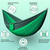 Portable Camping Hammocks for Outdoor Travel Backyard Hiking