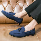 Brand Big Size Cow Suede Leather Men Flats 2023 New Men Casual Shoes High Quality Men Loafers Moccasin Driving Shoes