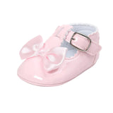 Meckior Baby Girls Shoes Classic Bowknot Rubber Sole