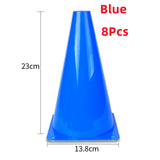 8Pcs 23cm Traffic Prop Cones Toy Multipurpose Construction