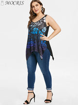 Womens Hollow Out Floral Tanks and Camis Cotton