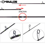 Mavllos Delicacy Solid Tip Bass Spinning Rod, Carbon