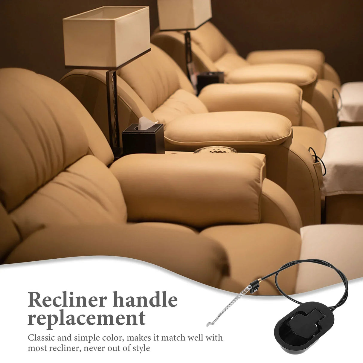 Recliner Parts Furniture Replacement Handle Pull-out Release Sofa