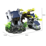 Fish Tank Plant Rockery Multi-style Aquarium Decoration,Resin Artificial