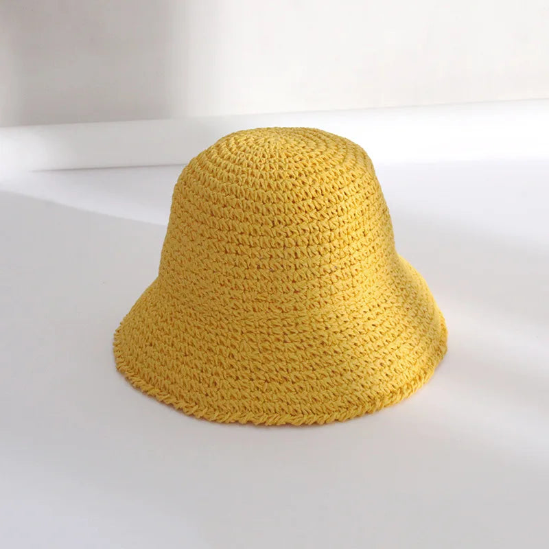 Korean Version Of Women Straw Hat Summer Breathable