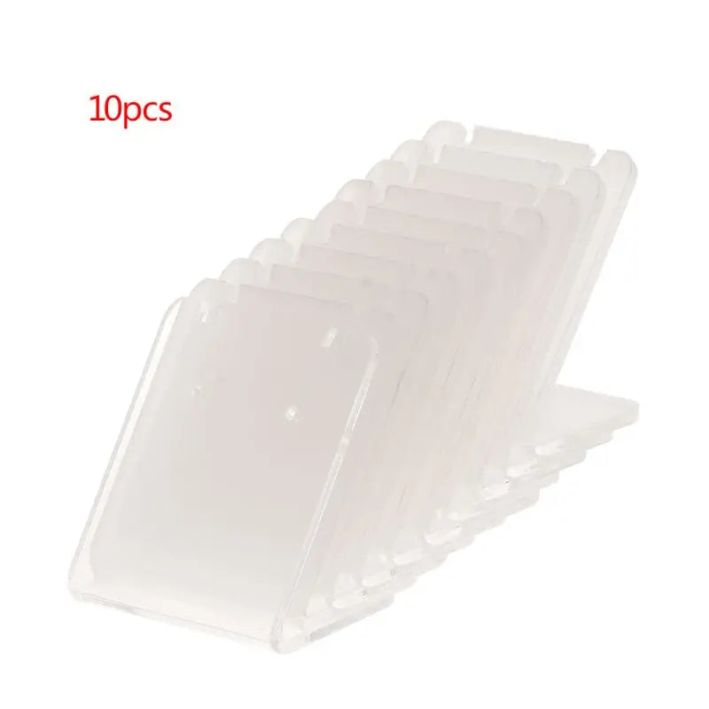 10Pcs Earrings Shelf Display Stand Holder L Shape