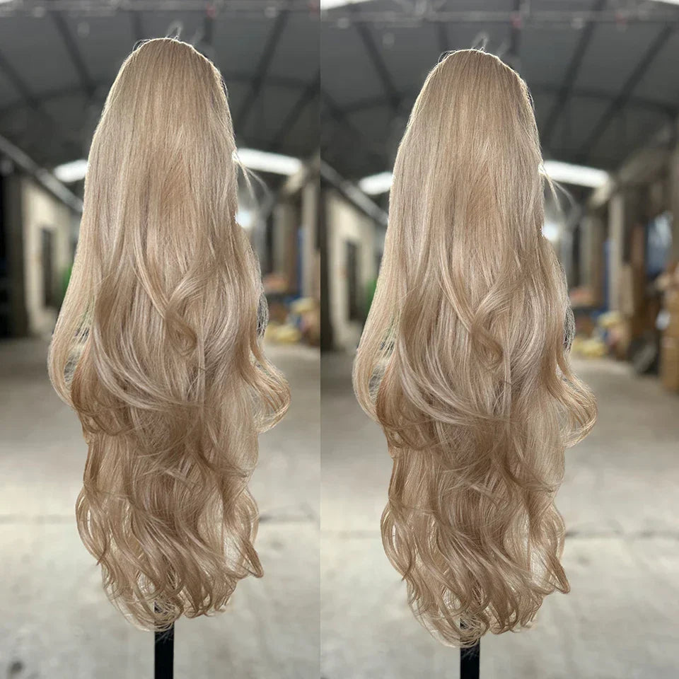 Gladys Weave Ponytail Extensions Synthetic Long 28 Inches
