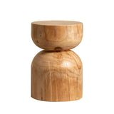 Creative Solid Wood Stool Log Pouf Sitting Stool