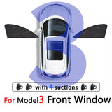 Car Side Window Sunshade Front Rear Windshield Privacy