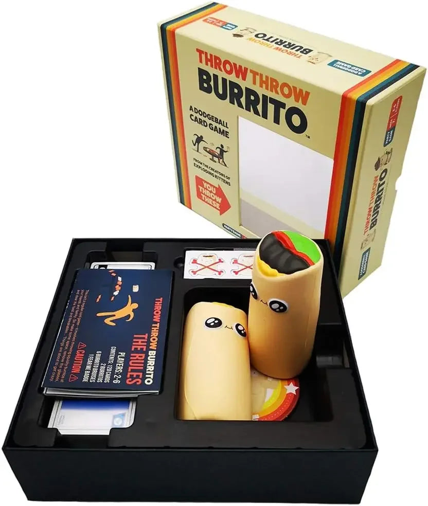 Throw Throw Burrito by Exploding Kittens A Dodgeball