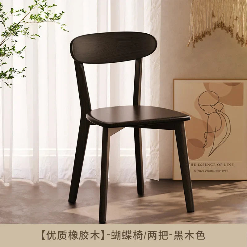 Solid Wood Backrest for Dining Chair Dining Table