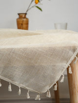 Linen Table Cloth for Rectangle Tables, Washable French