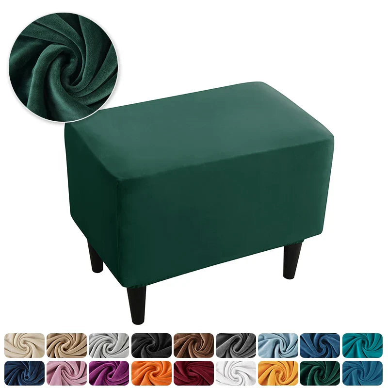 Velvet Wingback Chair Covers Stretch Wing Armchair Cover