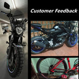 Motorcycle Sticker Laser Wheel Hub Rim Decal Car