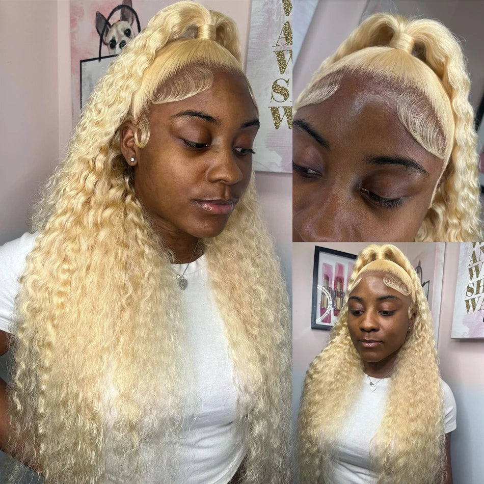 30 38 inch Deep Wave 613 Lace Frontal