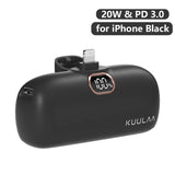 KUULAA Mini Power Bank 5000mAh PowerBank QC PD
