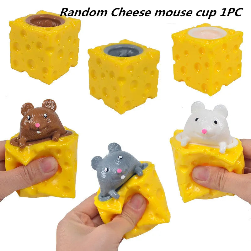 Funny Pumpkin Squirrel Astronaut Block Squeeze Anti-stress Toy